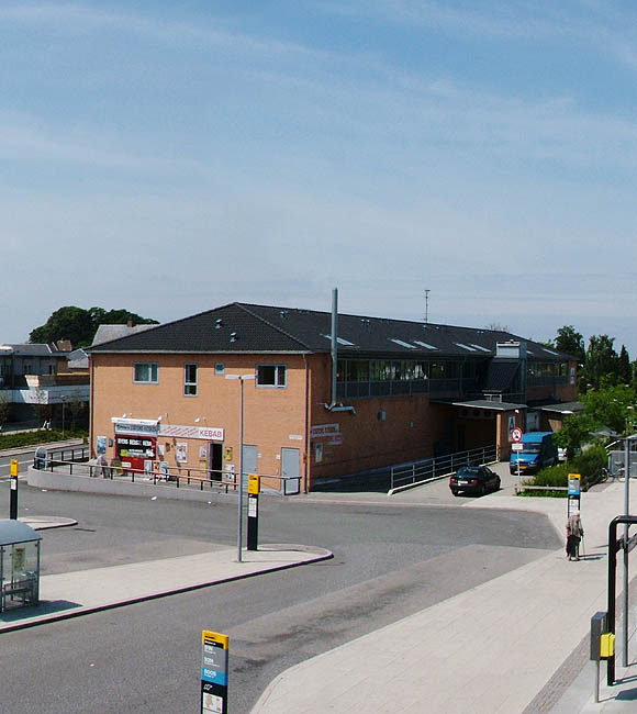 Panorama - Ølstykke station og busholdeplads
