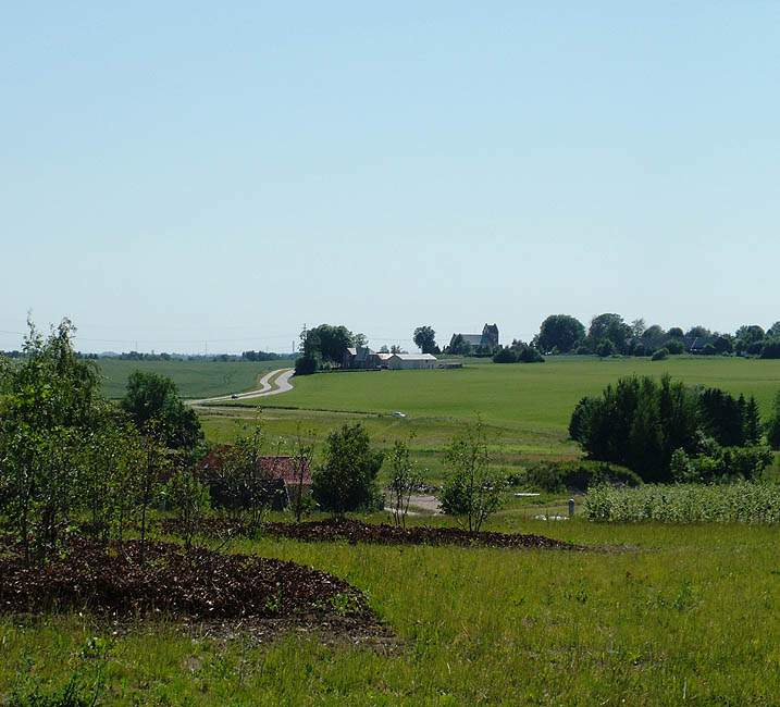 Panorama - Udsigt fra området ved Kong Sveds Høj imod Smørumovre