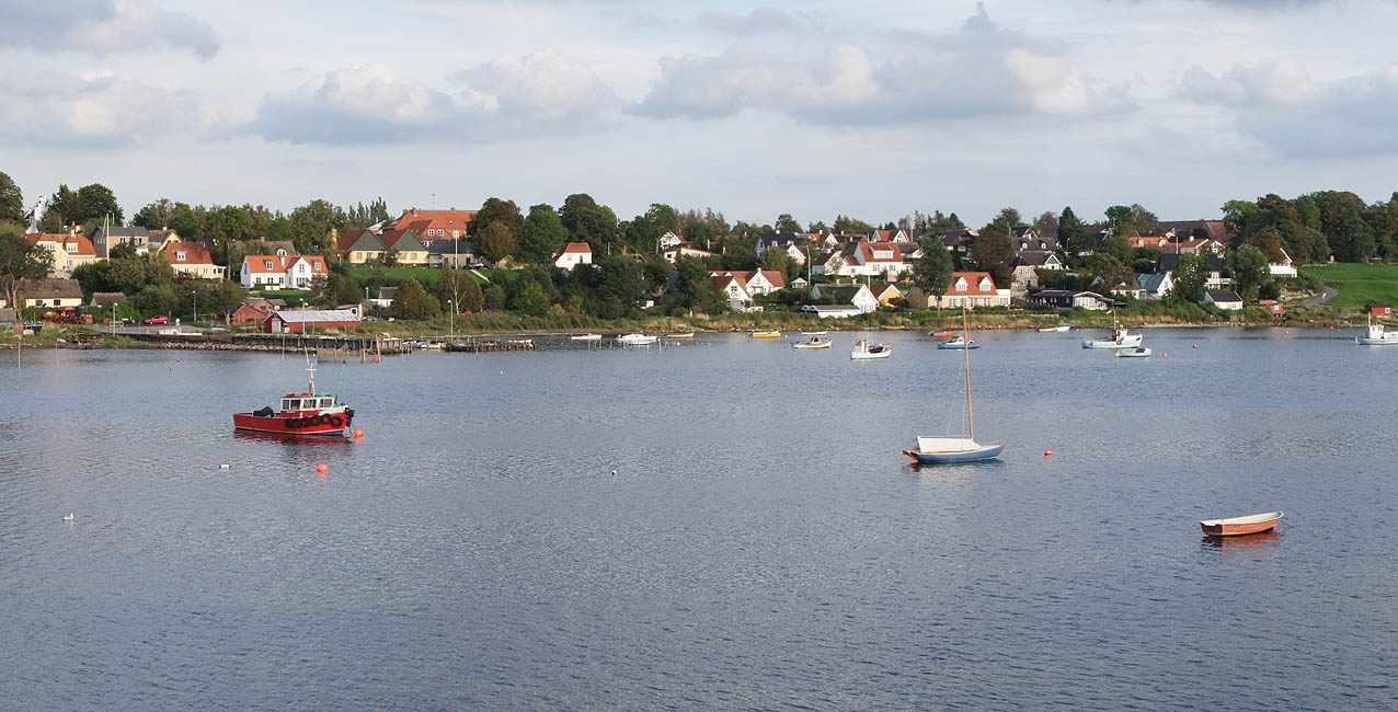 Panorama - Udsigt fra Lilleø mod Jyllinge By